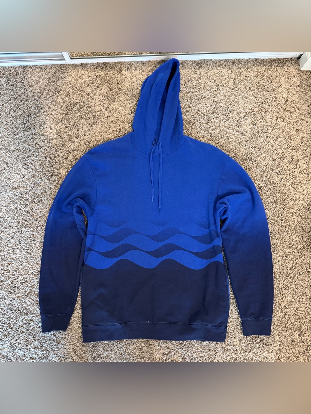 Princess Cruise Line Blue Ombre Wave Hoodie